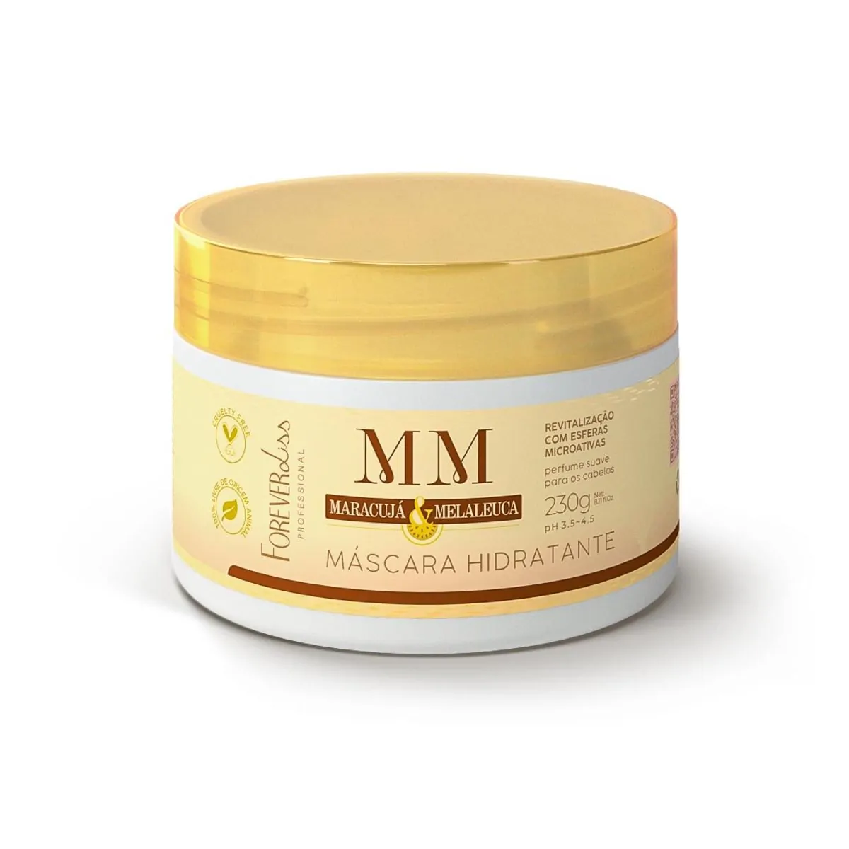 Máscara Hidratante Capilar Maracujá E Melaleuca Forever Liss 230g