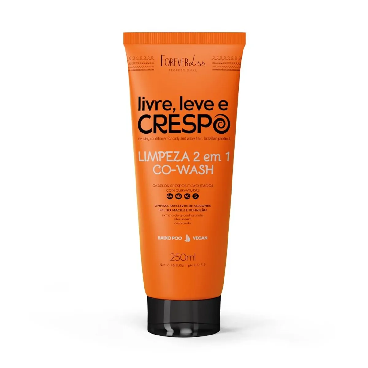 Co Wash Leve E Crespo Forever Liss 250ml