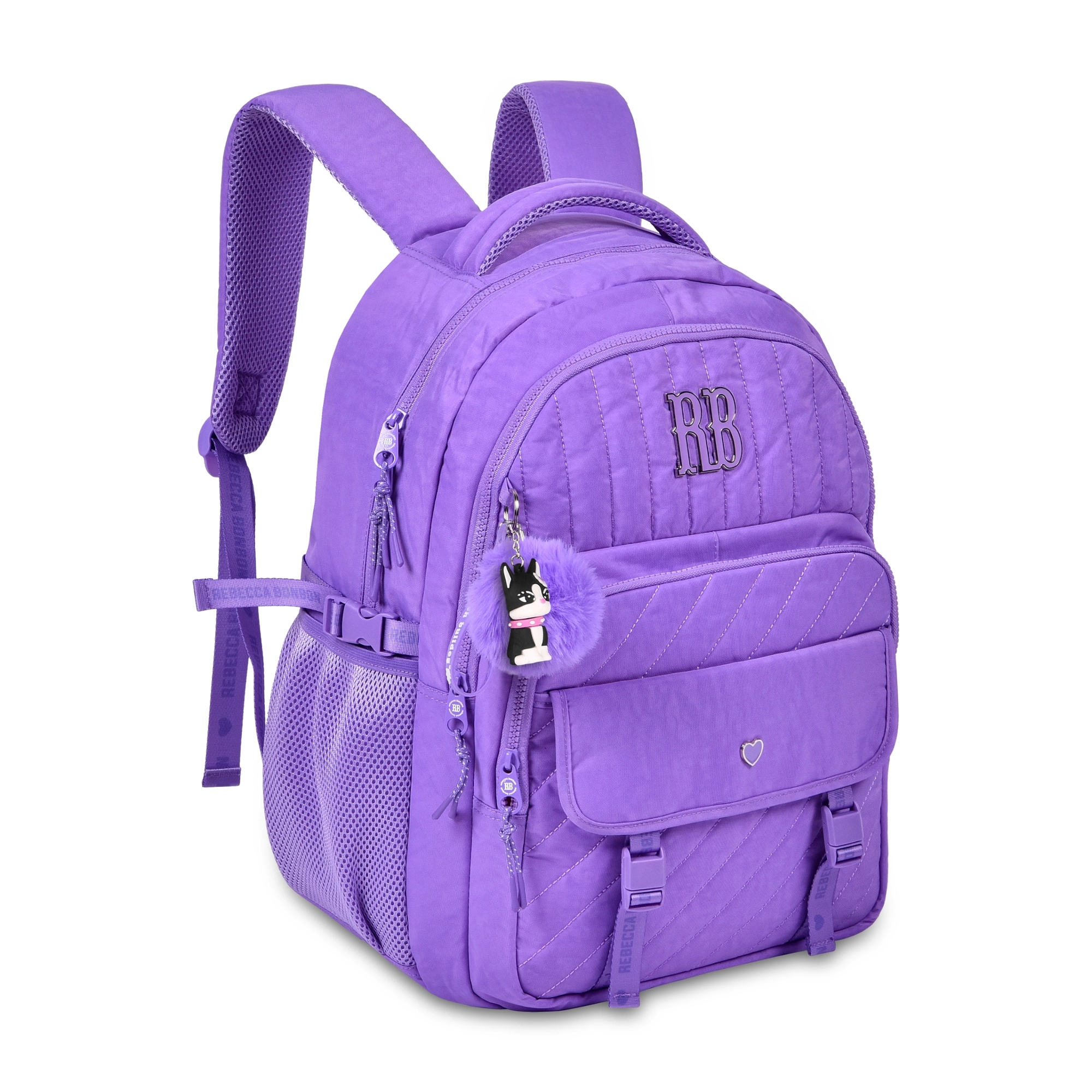 Mochila Juvenil Feminina Rb Roxa Rb24516 Semax
