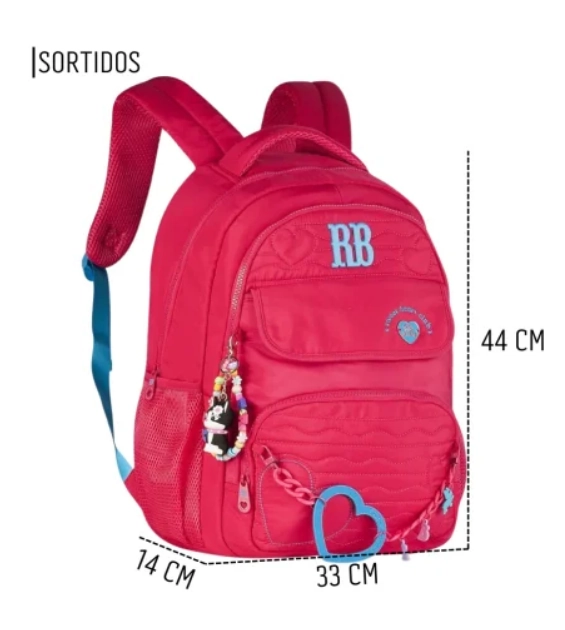 Mochila Juvenil Feminina Rebeca Bonbon Rb27015 Semax