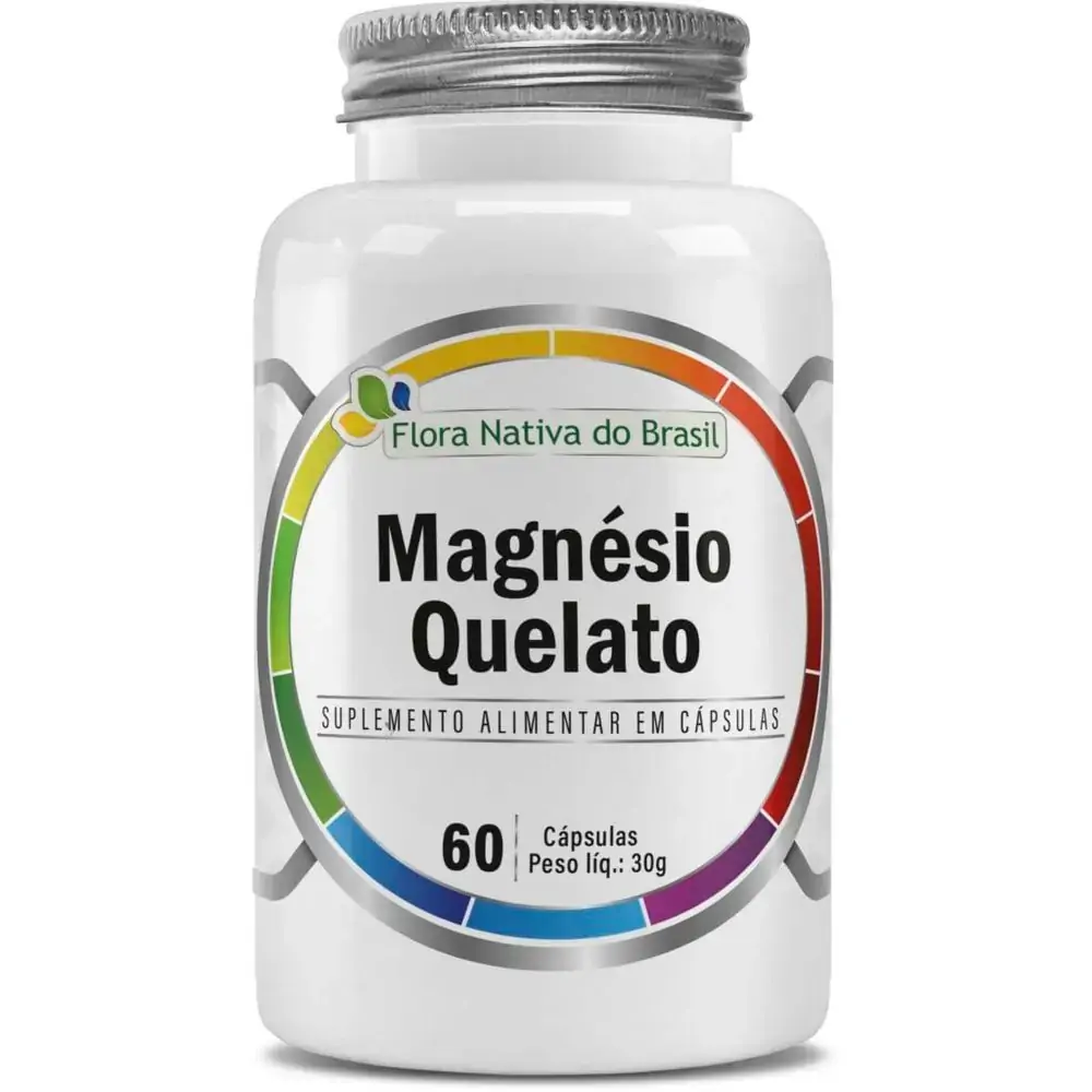 Magnésio Quelato 60 Cápsulas - Flora Nativa