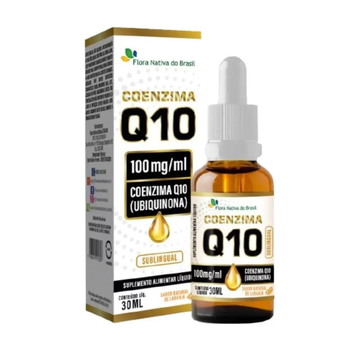 COENZIMA Q10 100MG GOTAS 30ML FLORA NATIVA