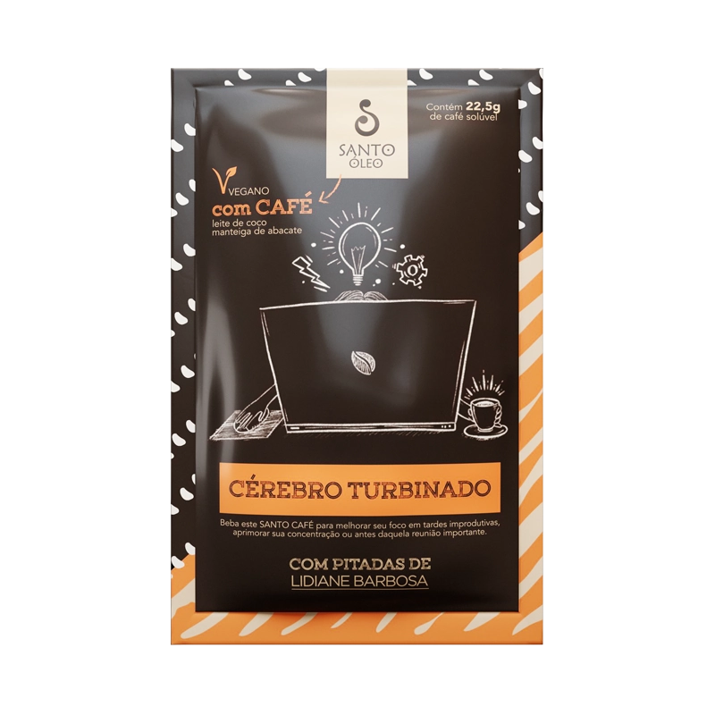 Cafe Vibe Cerebro Turbinado Santo Oleo 22,5g