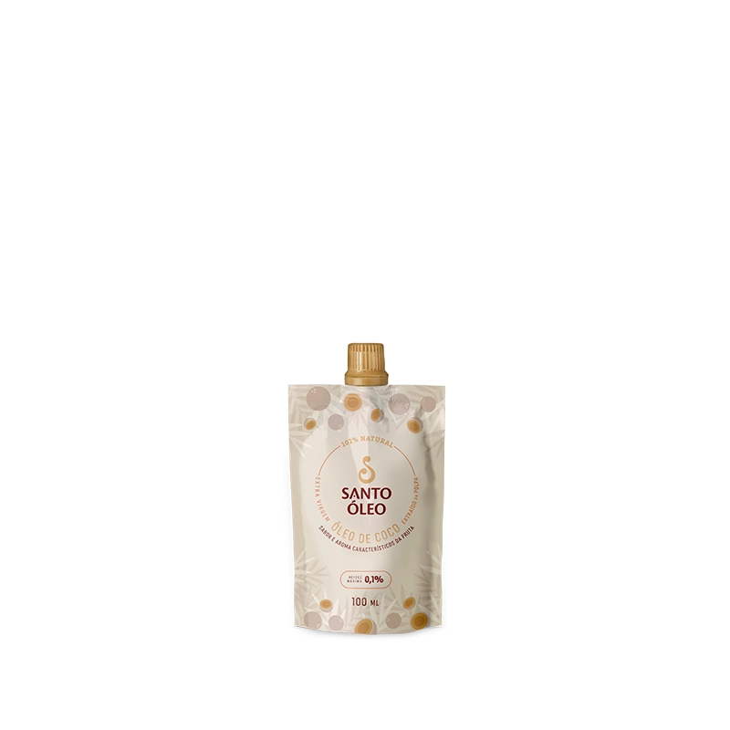 Oleo De Coco Santo Oleo 100ml Extra Virgem Da Polpa