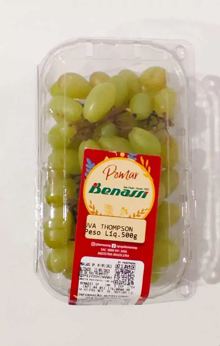 Uva Branca 500g Sem Semente Frutaya