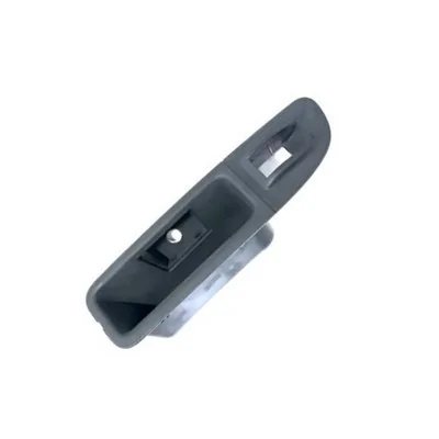 Moldura da Maçaneta Interna da Porta Traseira FIAT PALIO Lado Esquerdo Cinza Elétrica com Furo - AUTO QUALITY DB400