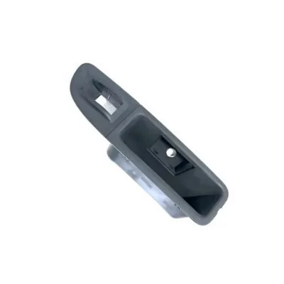 Moldura da Maçaneta Interna da Porta Traseira FIAT PALIO Lado Direito Cinza Elétrica com Furo - AUTO QUALITY DB401