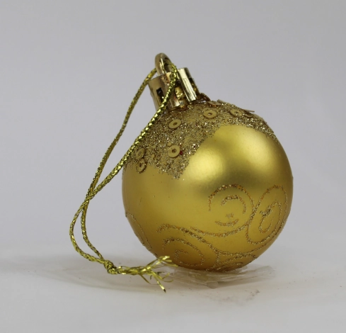 Bola Natal Dourado 4cm 12pcs Lx 2333 Amg