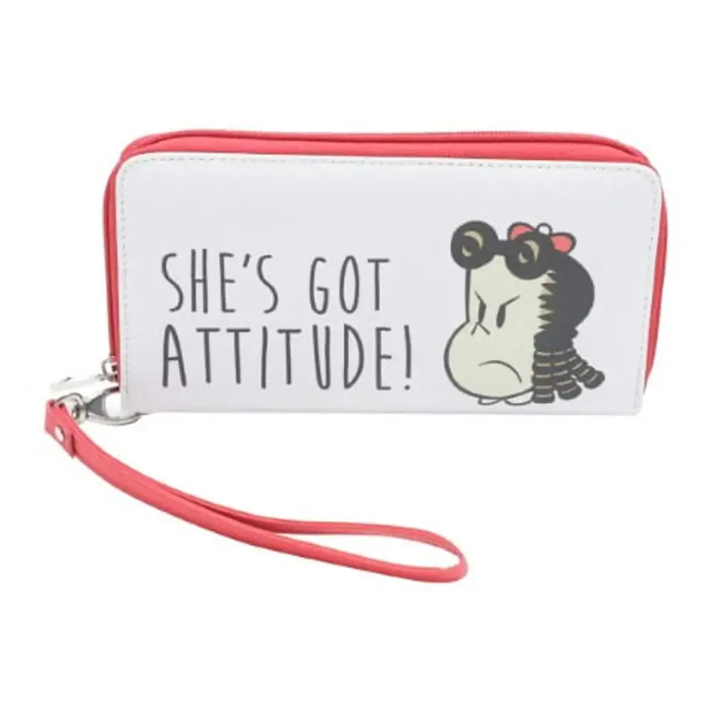 Carteira Lulu Got Attitude Bco Vrmelho 19x2.5x10.5cm 41838 Rojemac