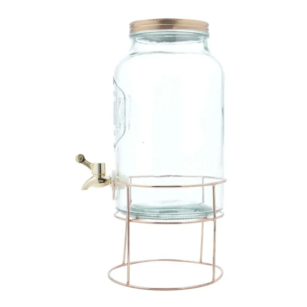 Dispenser Suporte Cristal Eco Metal Long Round Cobre 42290 House 36