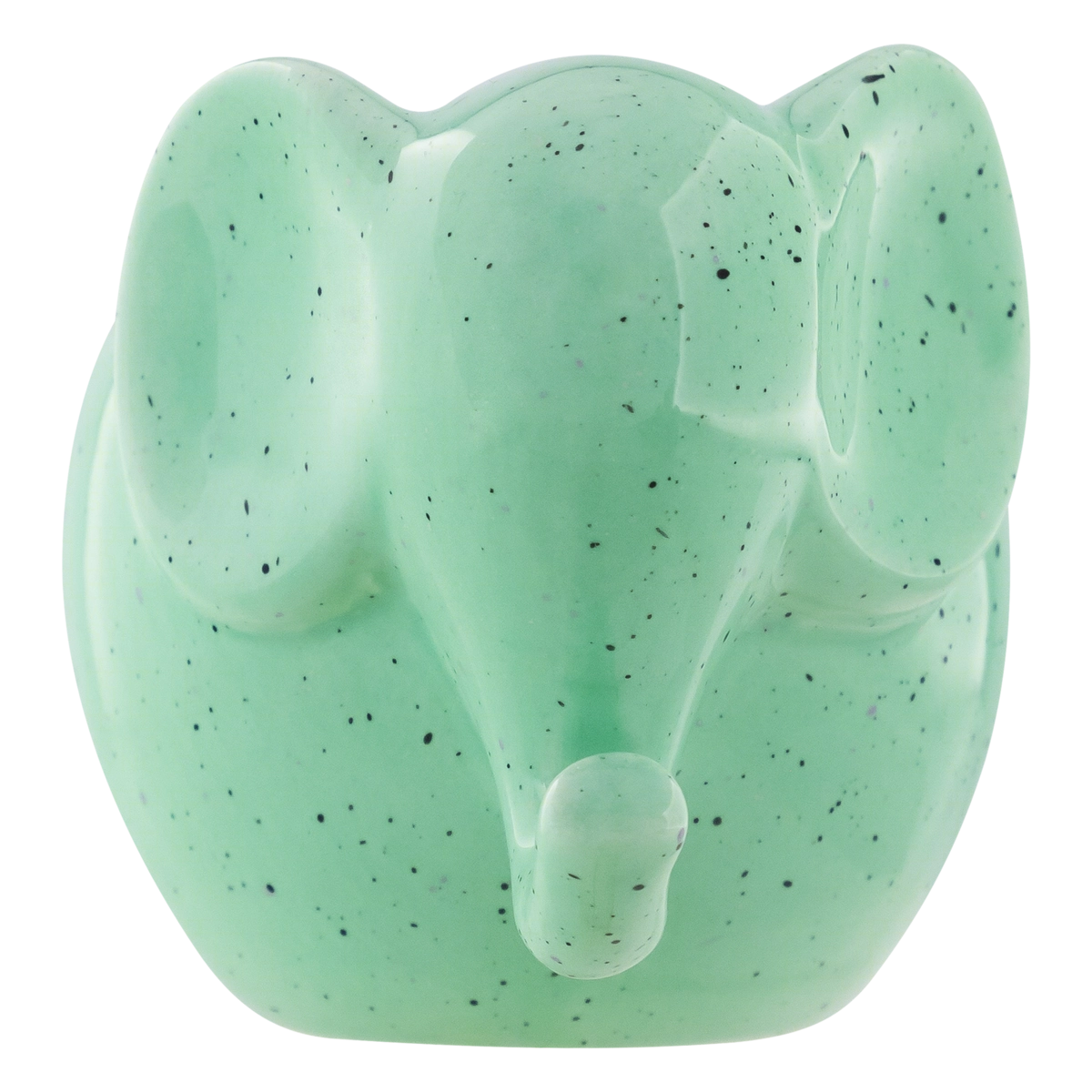 Cachepot Cerâmica Verde Elephant Poopstore Funny 11,5 X 8 X 8,5cm