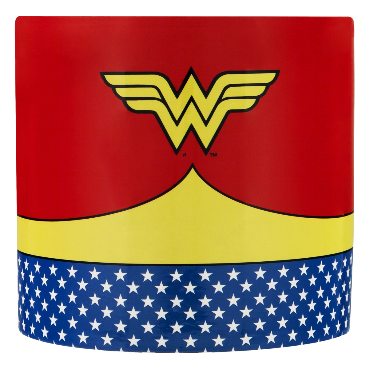 Cachepot Cerâmica Wonder Woman Poopstore 13 X 13 X 12cm