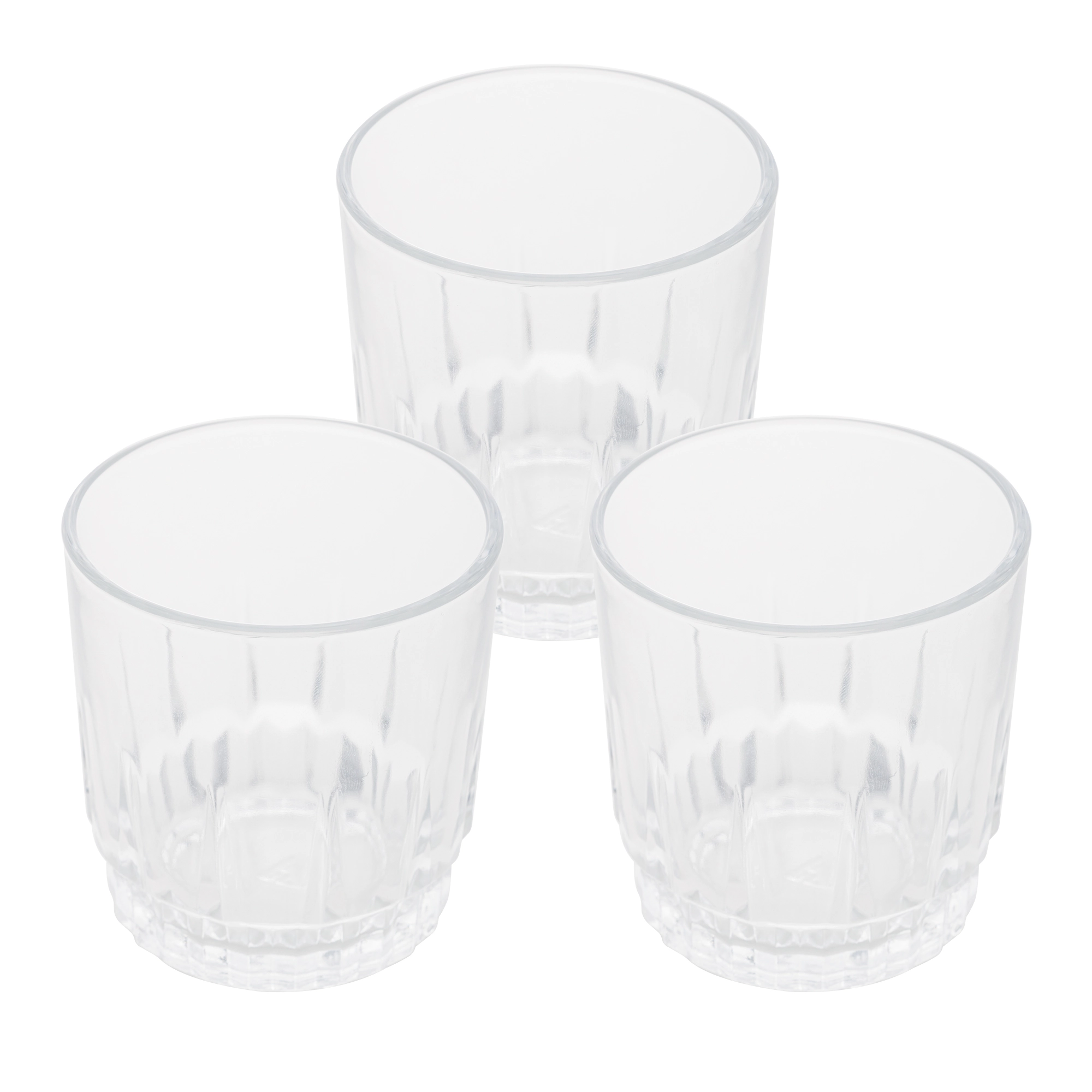 Jogo Copos Baixos Vidro Renaissance 3un 320ml 45014 Lyor