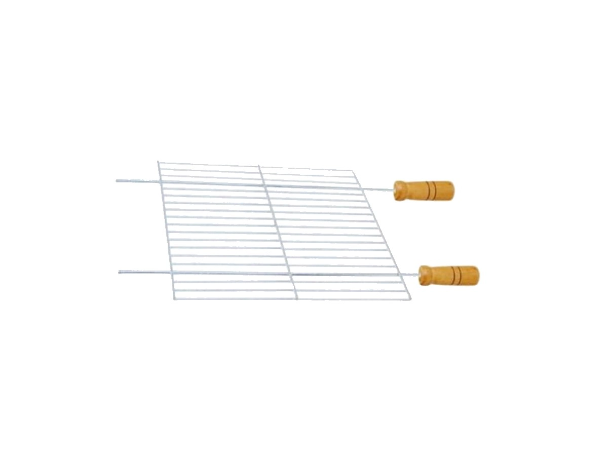 Grelha Plana Quadrada P/ Churrasqueira 45x68 Aço Galvanizado