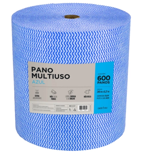 Rolo Multiuso Azul 240mx0,27m 35g