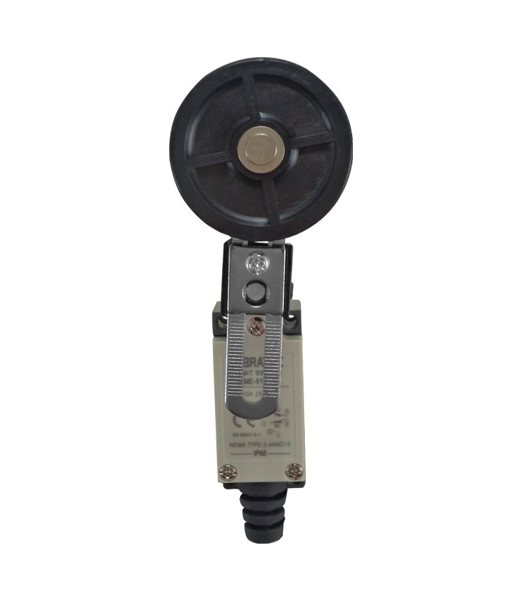 Chave Fim De Curso Metálico 1na+1nf | Me 8108l Roldana 50mm Ajustável