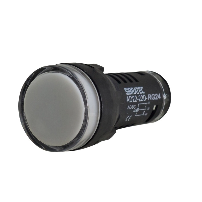 Sinaleiro Led Bicolor 22mm 24vca/vcc Verde/vermelho