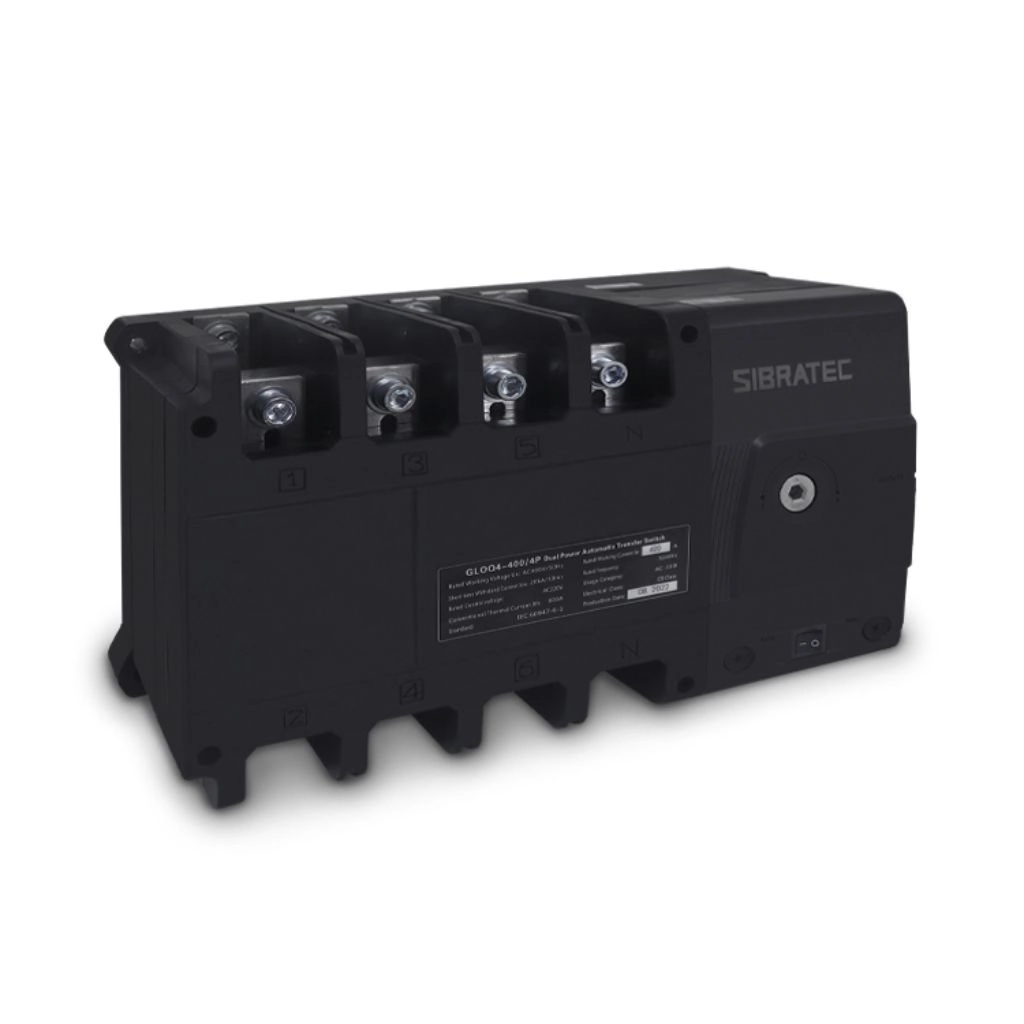 Chave De Transferência Automática 4 Polos | Transferência Sem Carga | Gloq4 400a