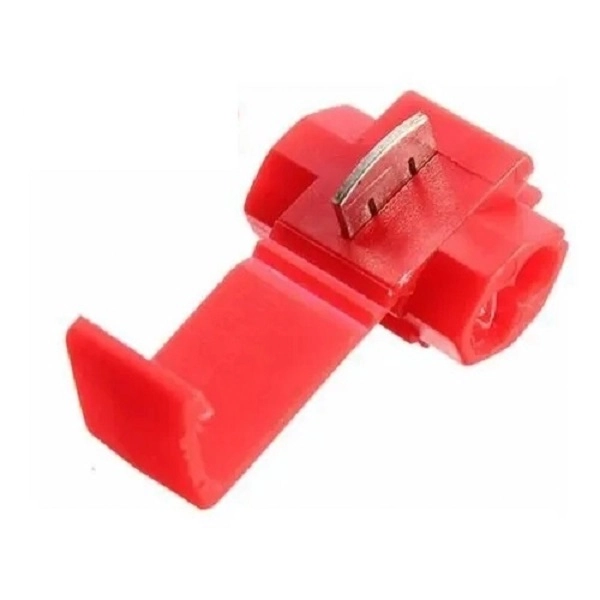 Conector De Derivação Perfurante 0,50-1,50 Mm² Vermelho 100 Peças