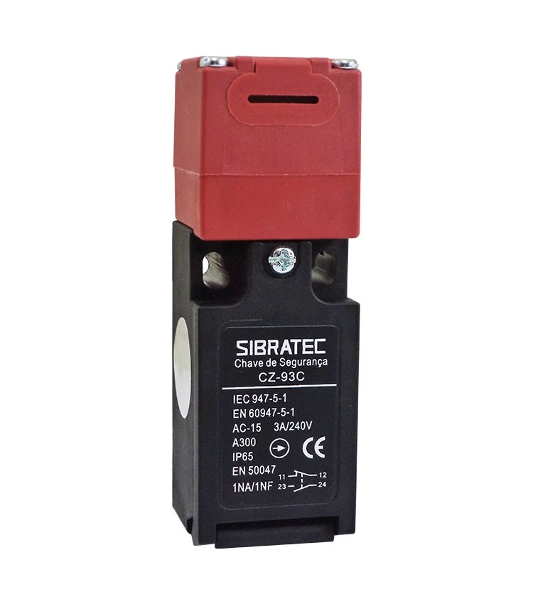 Chave De Segurança (fim De Curso) Com Ruptura Positiva Até 3a/240vca Cz-93-c - Com 1na+1nf