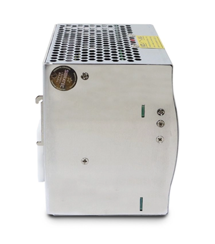 Fonte Chaveada Para Trilho Din | Entrada 110/220vca E Saída 12vcc 240w 20a