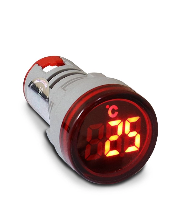 Medidor De Temperatura Ad22 -20°c Até 199°c 60~380v | Vermelho