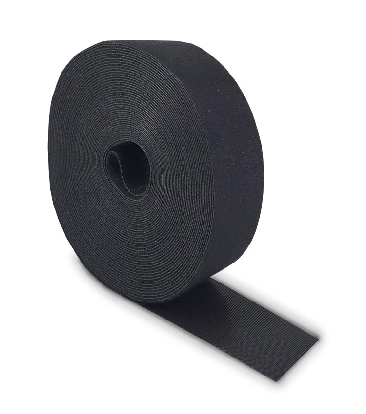 Fita Fecho De Contato | Organizador De Cabos Preto | Rolo 10m X 40mm