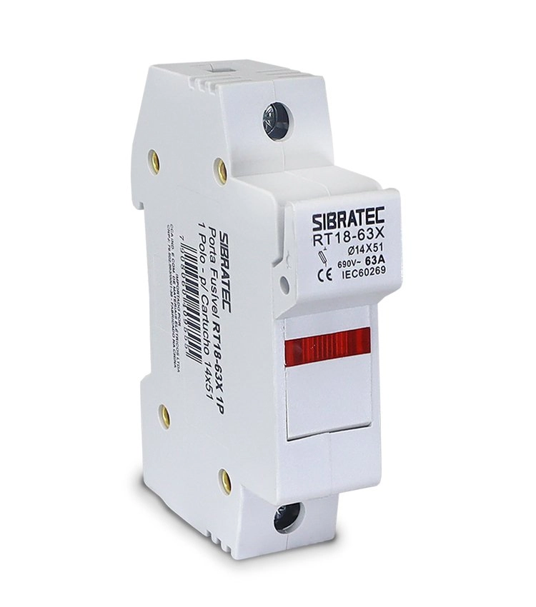 Porta Fusível Cartucho Rt18-63 14x51mm | Até 63a 1 Polo