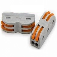 05 peças Conector De Emenda/derivação Duplo 32a 2 Vias 0,5 A 4,00mm