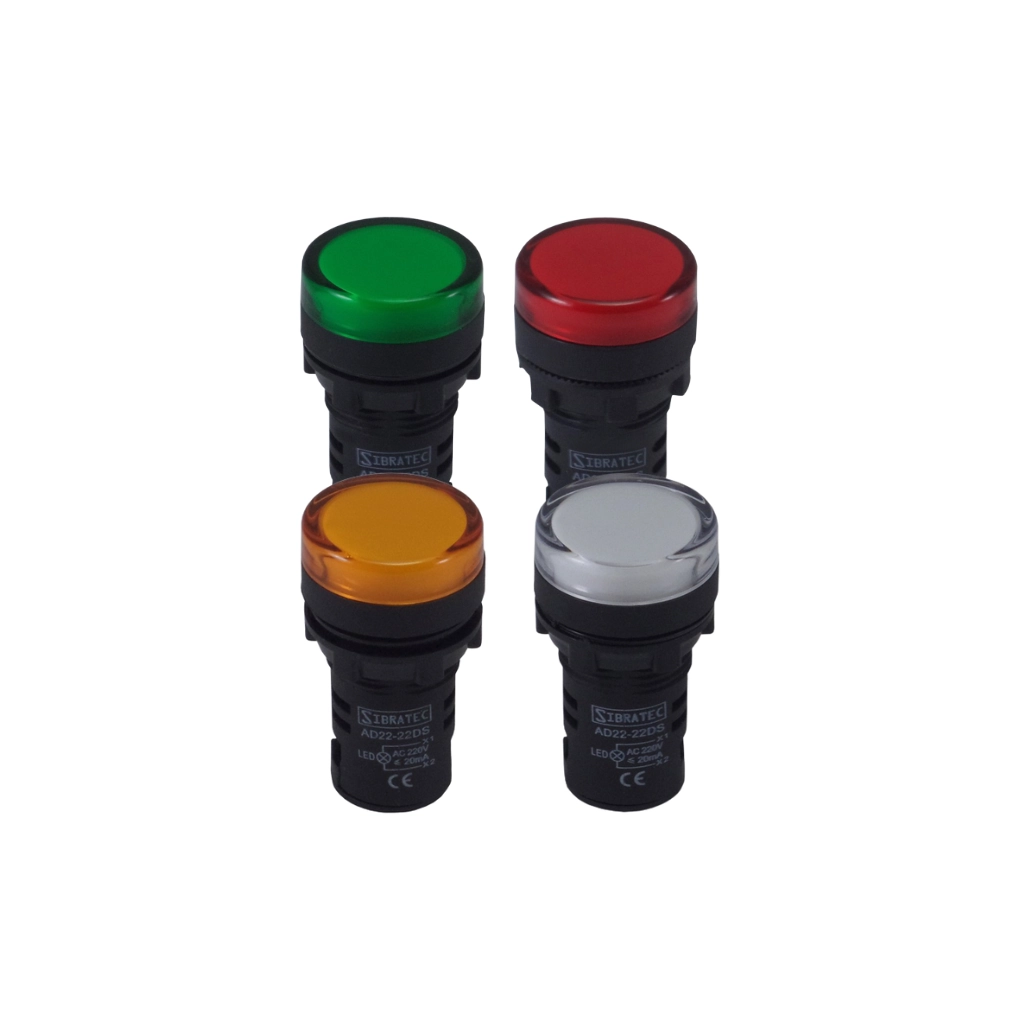Kit Sinaleiro Led 22mm 127/220vca 4 Cores