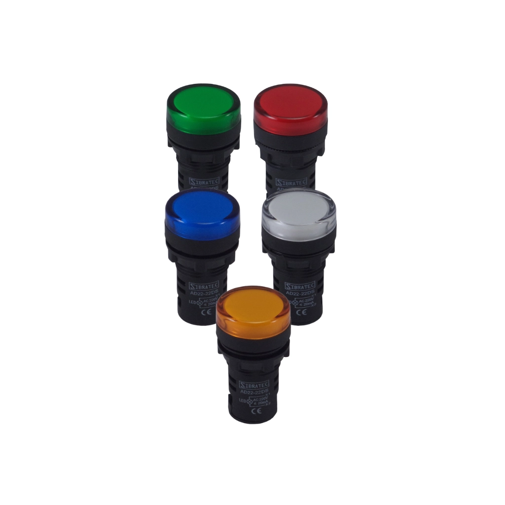 Kit Sinaleiro Led 22mm 127/220vca 5 Cores