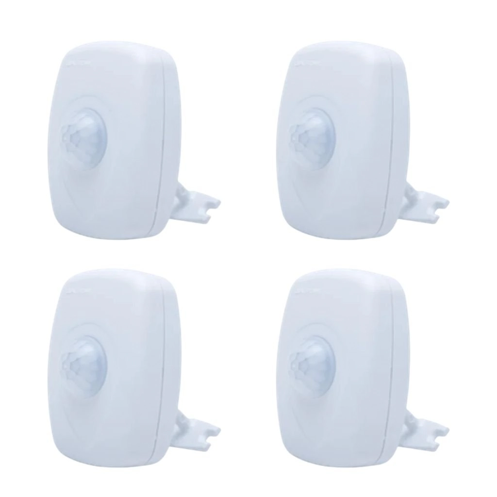 Kit Sensor De Presença De Sobrepor | Lente 360º | 6 Funções | Qa23m 4 Pçs
