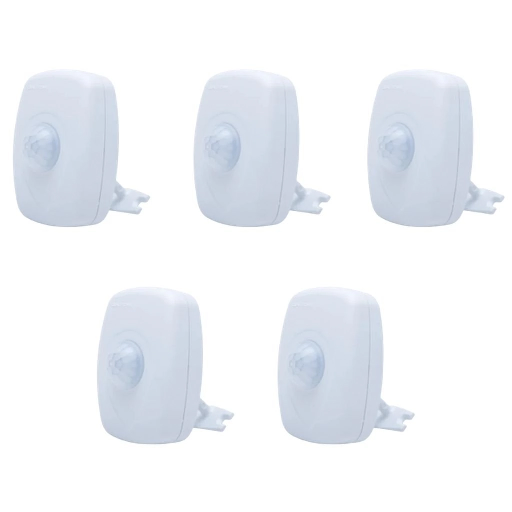 Kit Sensor De Presença De Sobrepor | Lente 360º | 6 Funções | Qa23m 5 Pçs