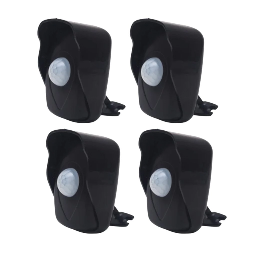 Kit Sensor De Presença | Área Externa | Lente 180º | 6 Funções | Qa26m 4 Pçs