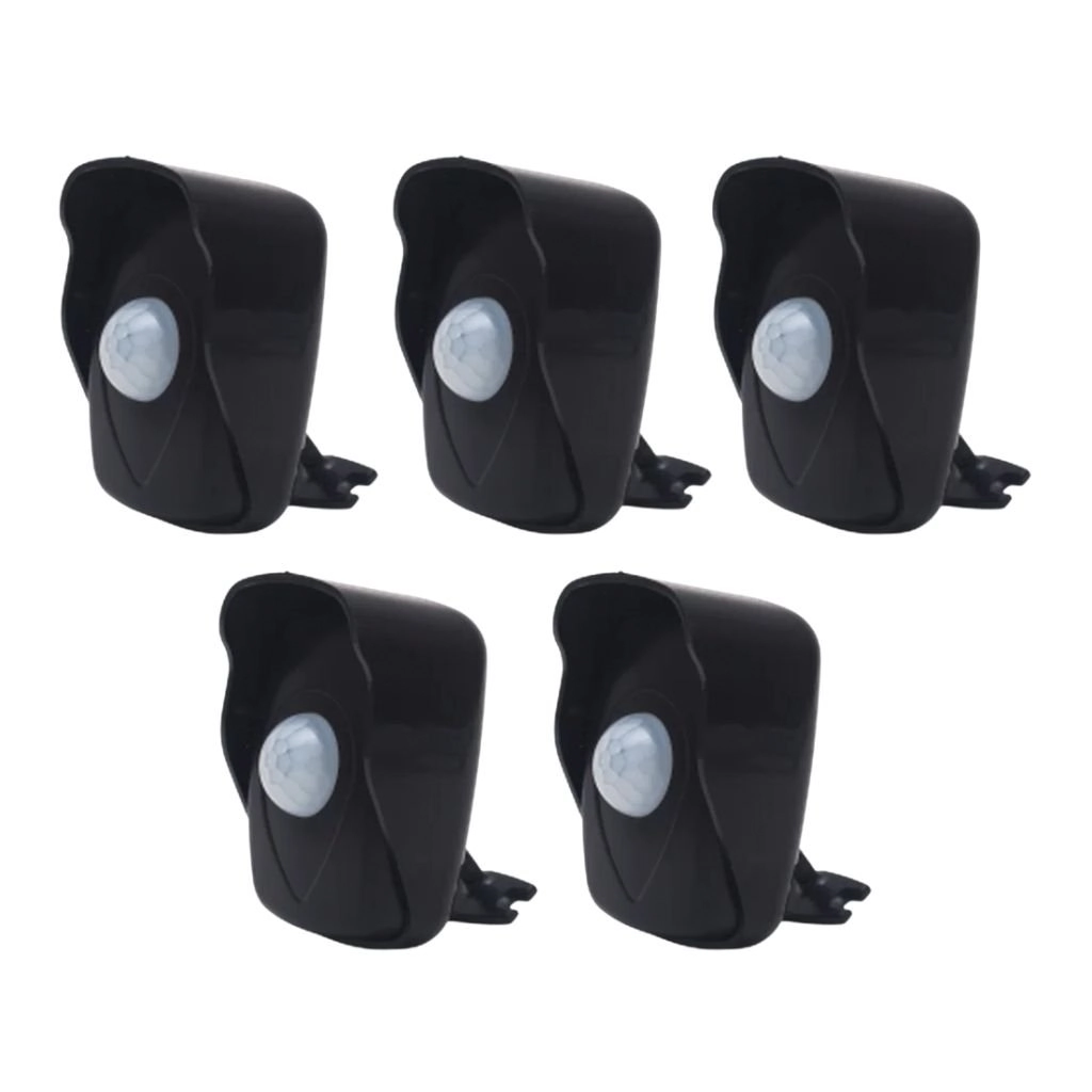 Kit Sensor De Presença | Área Externa | Lente 180º | 6 Funções | Qa26m 5 Pçs
