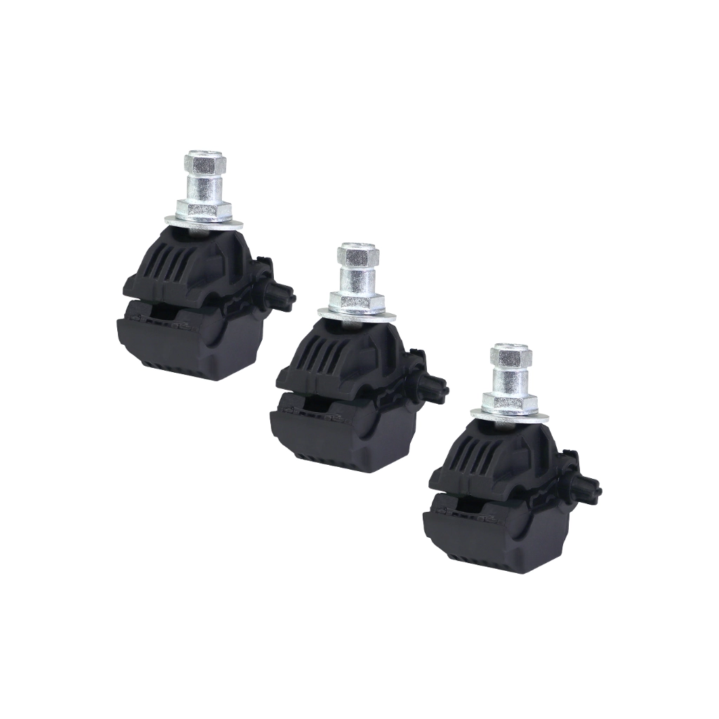 Kit Conector Perfurante Jjc1 Cobre | Conexão Principal 6~95mm² / Derivação 1,5~10mm² 3 Peças