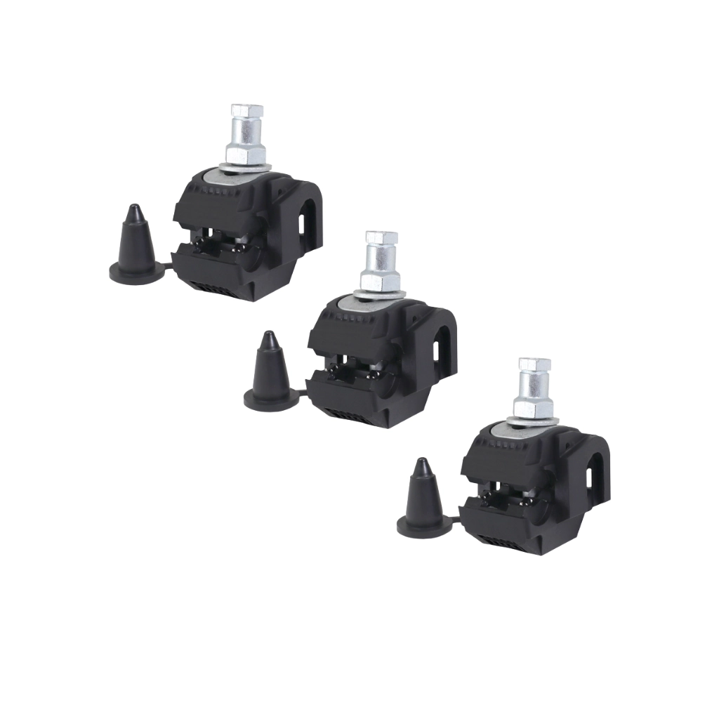 Kit Conector Perfurante Jjc2 Cobre | Conexão Principal 16~95mm² / Derivação 4~50mm² 3 Peças