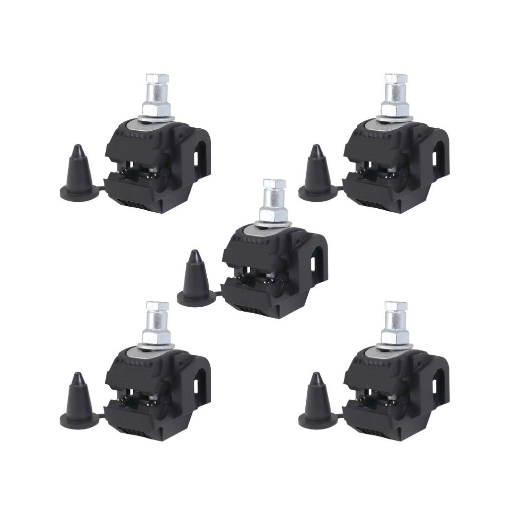 Kit Conector Perfurante Jjc2 Cobre | Conexão Principal 16~95mm² / Derivação 4~50mm² 5 Peças