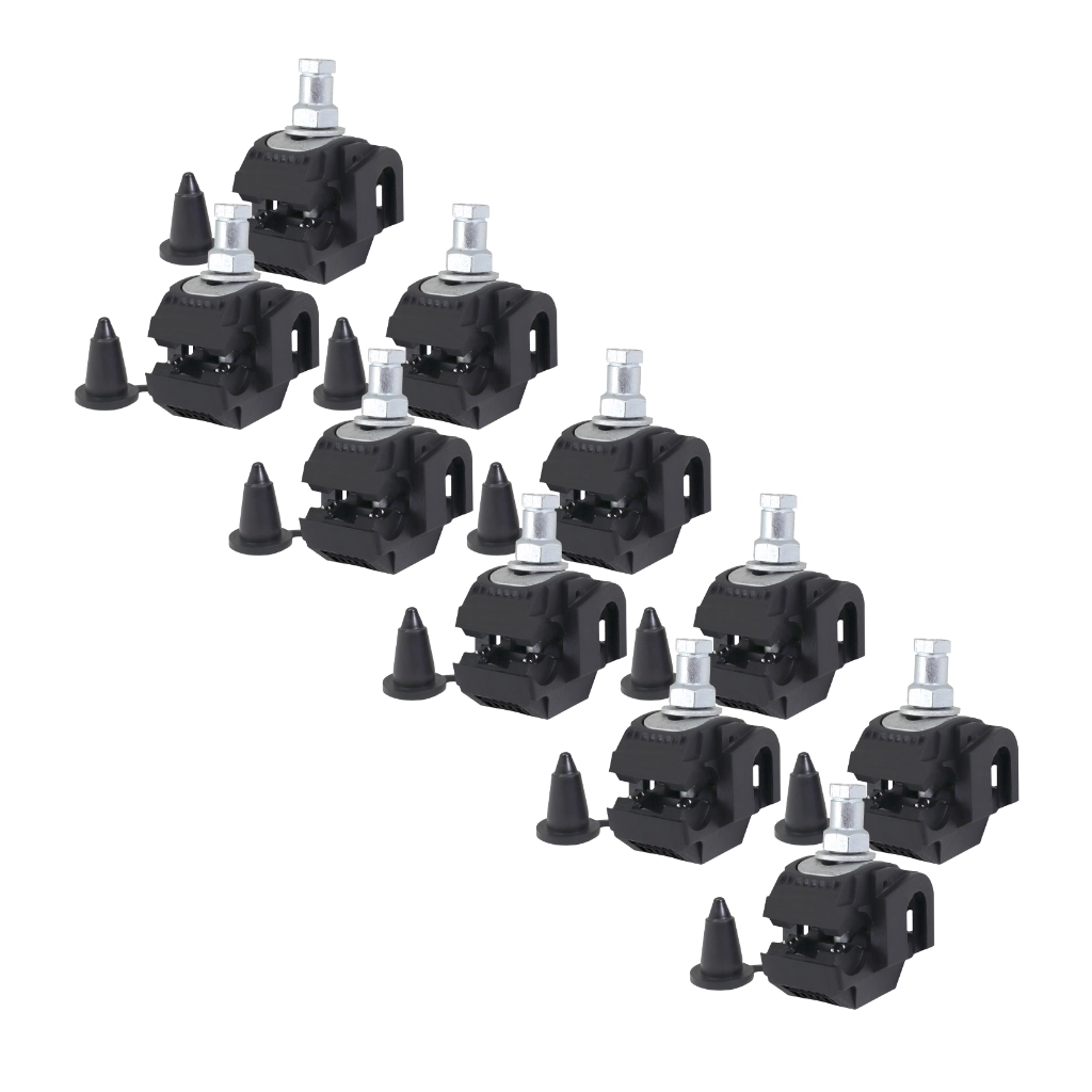 Kit Conector Perfurante Jjc3 Cobre | Conexão Principal 50~150mm² / Derivação 4~50mm² 10 Peças