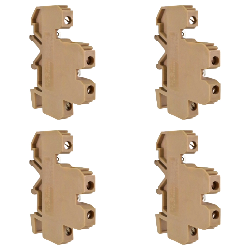 Kit Borne Sek- 4/2 Bege Duplo | Cabo 2,5 A 4mm² 10 Peças