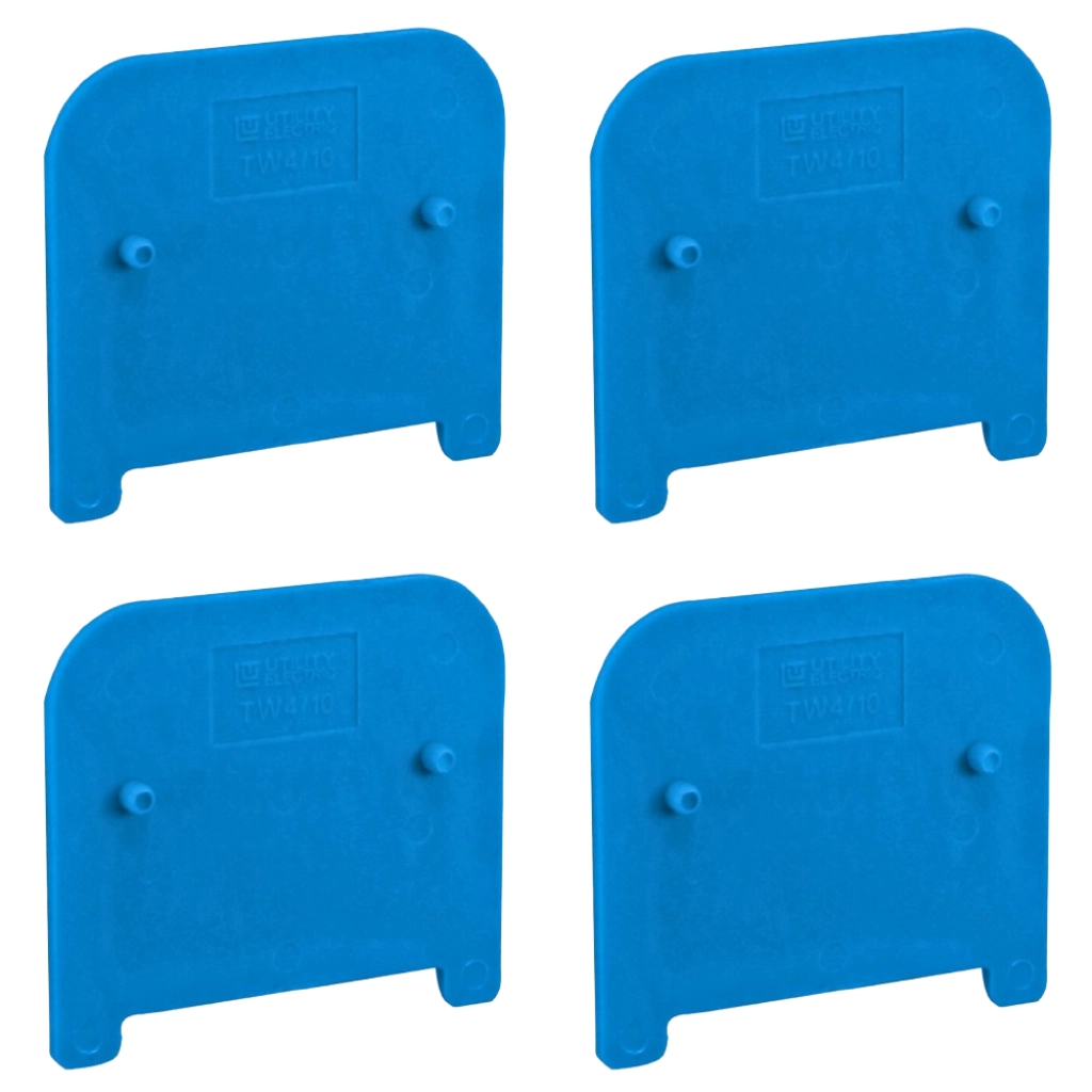 Kit Placa De Separação Alta | Borne Sek Azul 2,5mm A 10mm 10 Peças