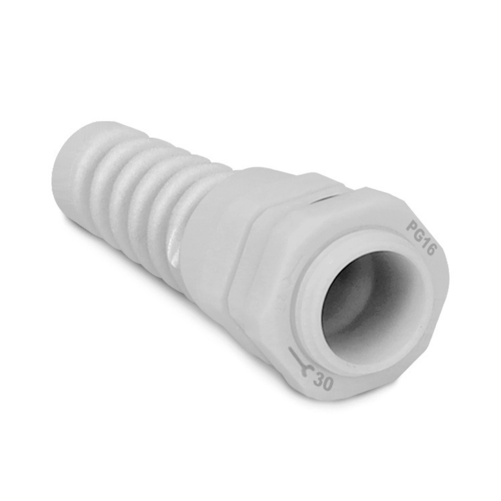Kit Prensa Cabo Cinza Espiral Pg16-e 2 Peças