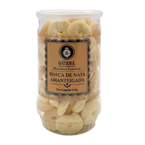 Bisc.caseiro Guzel 340g Rosca De Nata Amanteigada