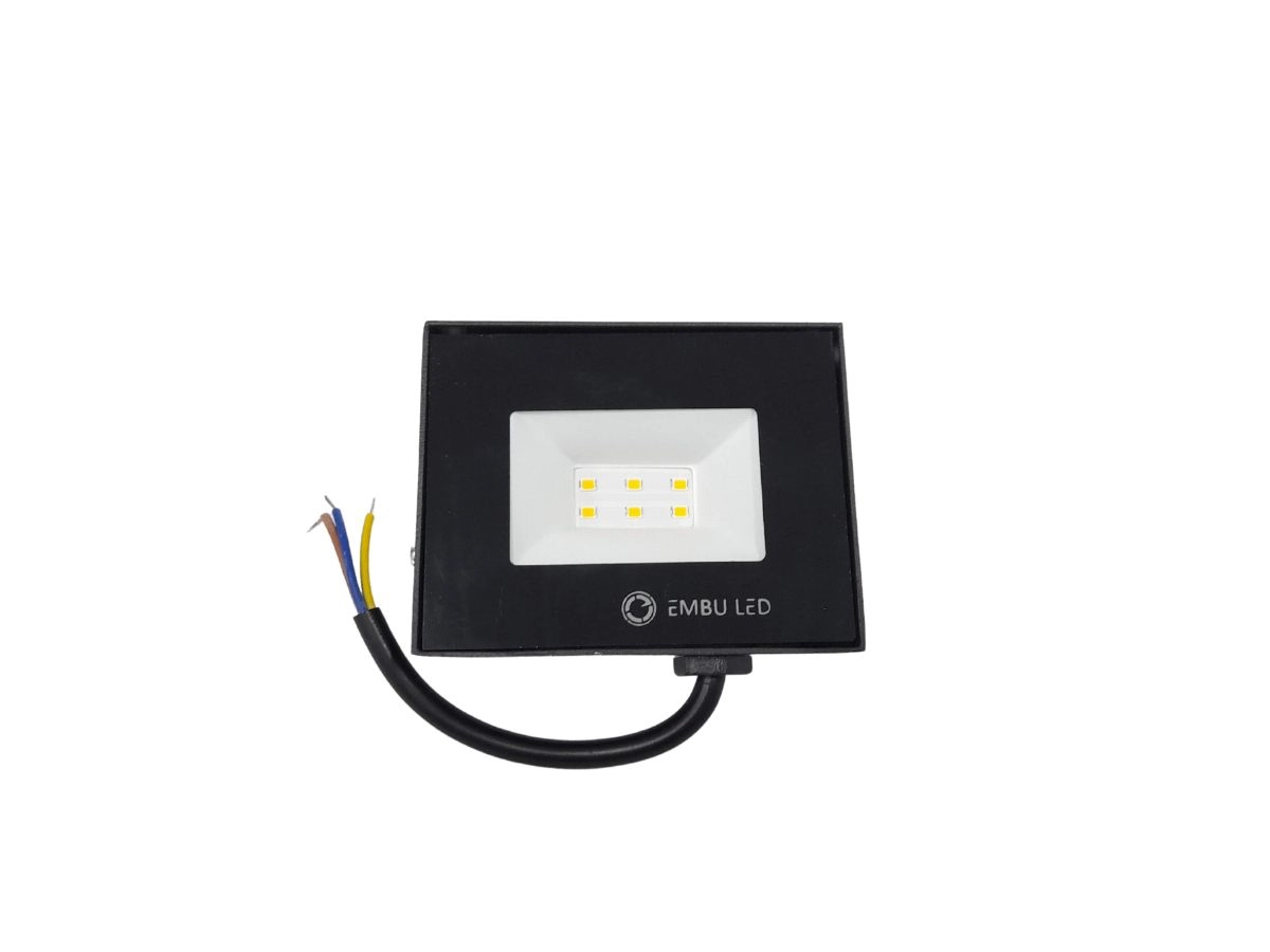 Refletor Led 10w Verde Slim Embu Led