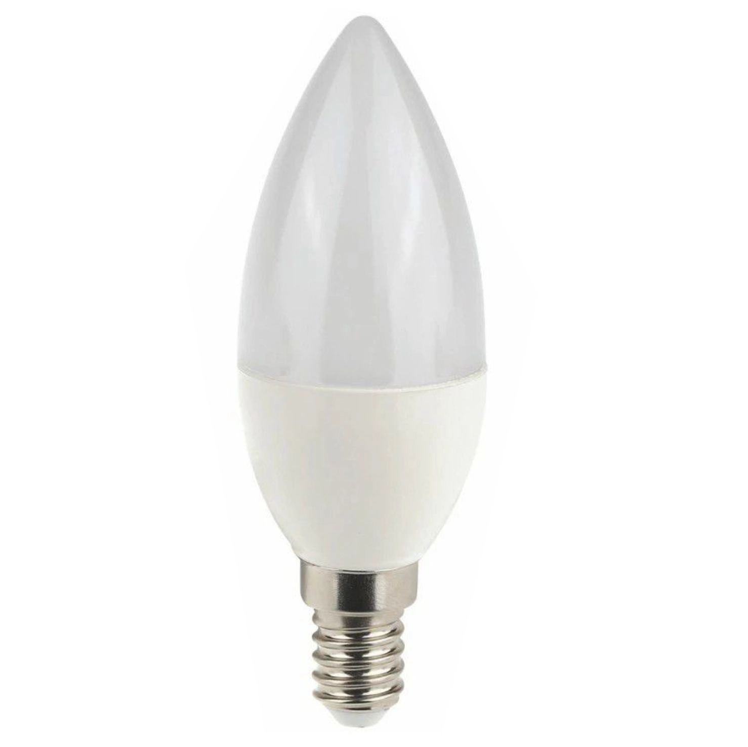 Lâmpada Vela Balão Leitosa E14 Led 4 7w 3000k Bivolt