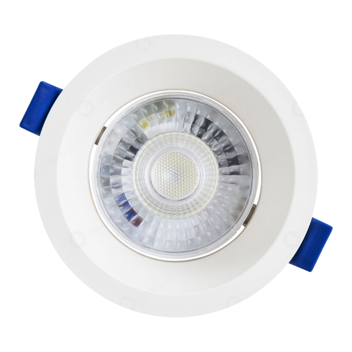 Spot Embutir Redondo Recuado Branco 9 4cm Led 6w 3000k Bivolt