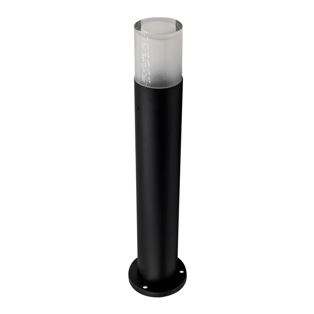 Poste Balizador Jardim Preto 60cm 1e27 Ip67