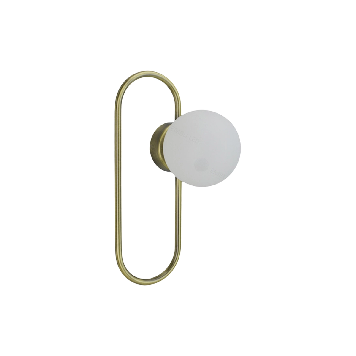 Arandela Benpuzz Dourado 28 5cm Led 3w 3 Em 1 Bivolt
