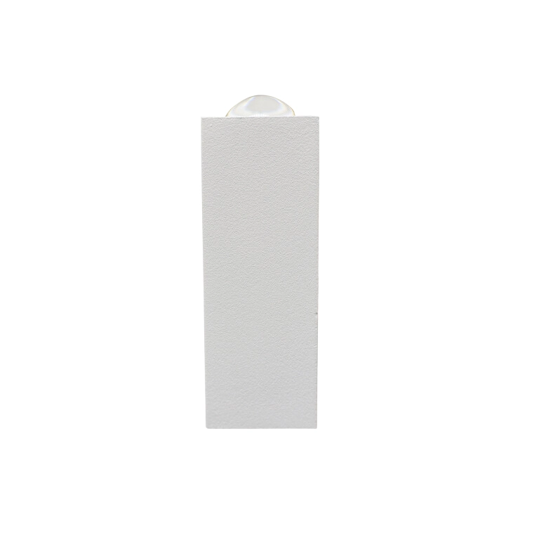 Mini Arandela Branca 7 5cm Led 1w 3000k Bivolt Ip54