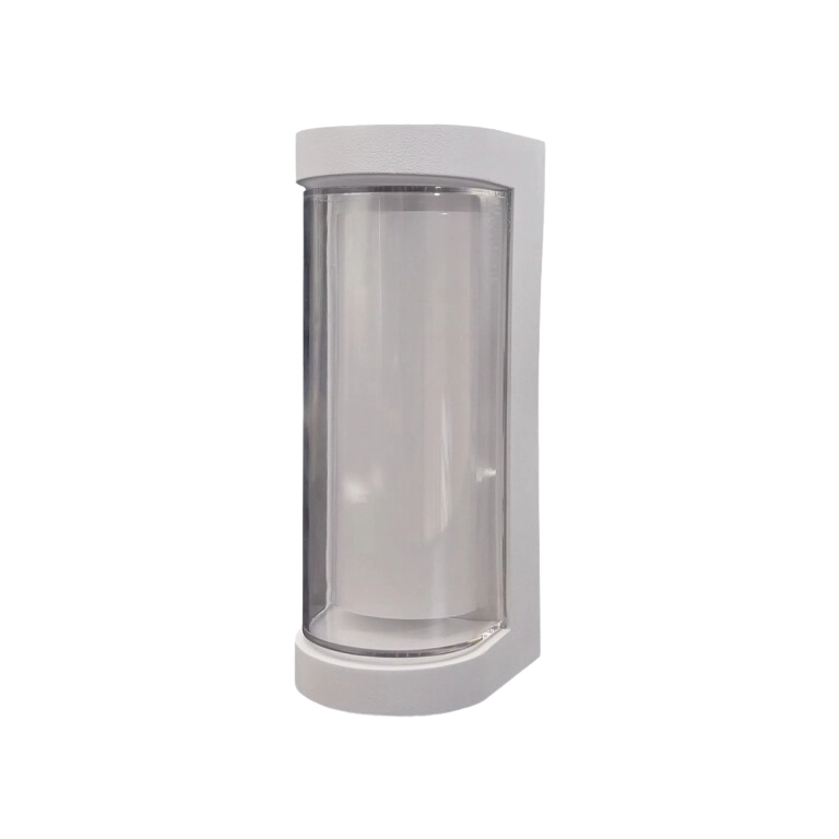 Arandela Modern Branca 18cm Led 12w 3000k Bivolt Ip54